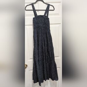 J Crew Smock Navy Polka Dot Dress X-Small